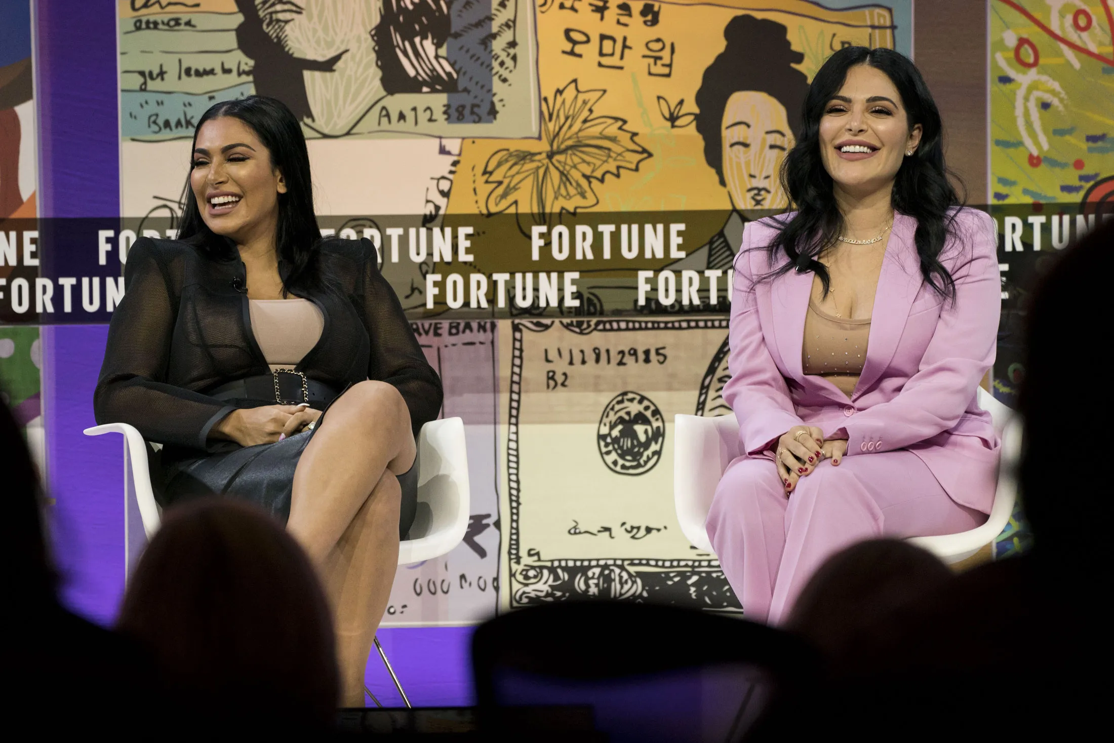 Huda Kattan and Mona Kattan.