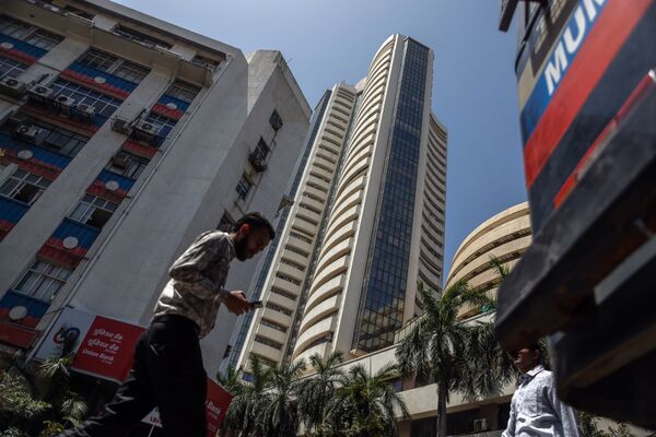 The Bombay Stock Exchange in Mumbai As An $80 Billion Crash in India’s Small Caps Flashes Warning Signs