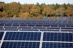 Photovoltaic panels on the Natewood Solar Farm in Hailsham, U.K.