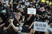Hong Kong Protesters Bring Their Fight to City's Airport 