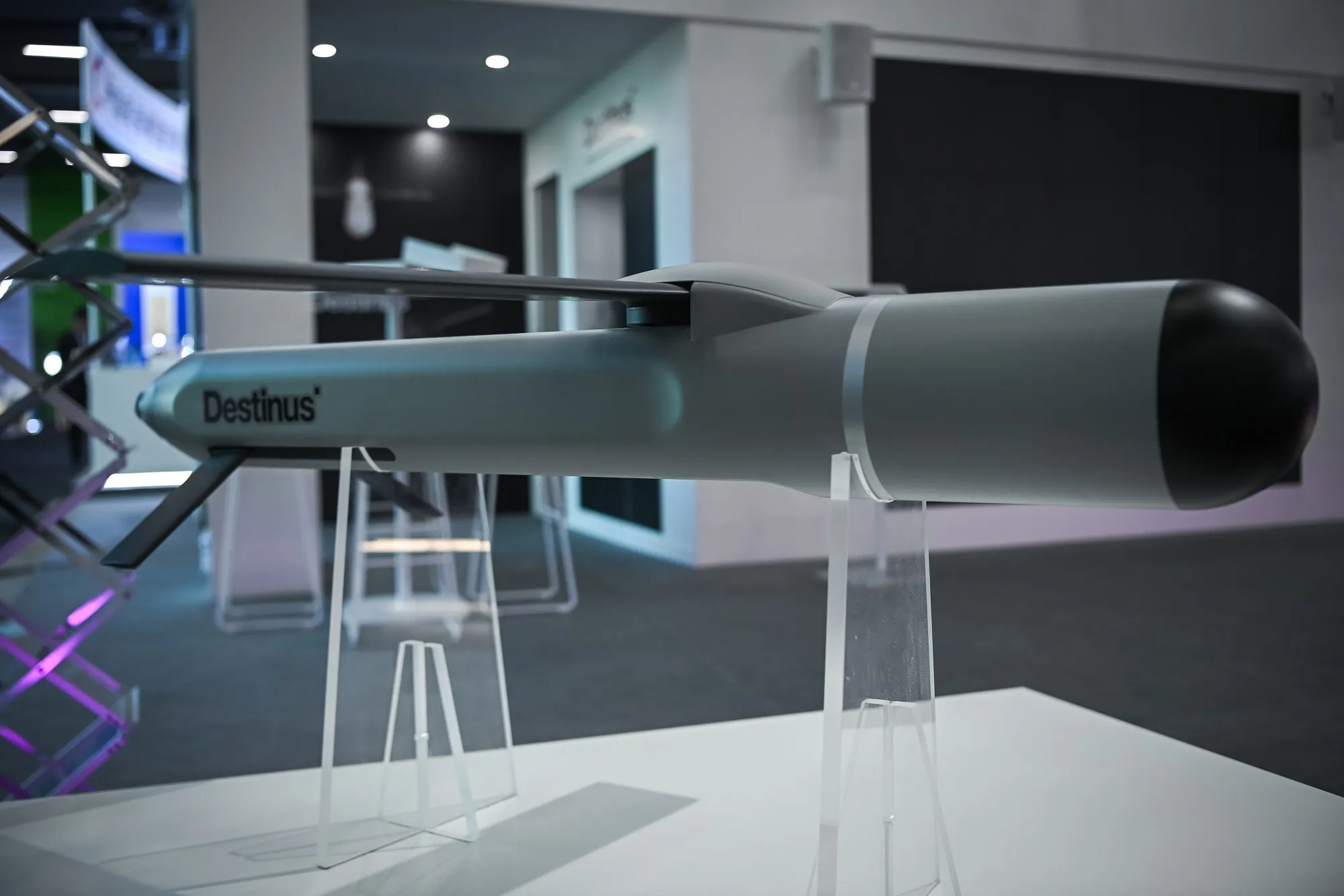 A Destinus Hornet 30 autonomous unmanned aerial vehicle at the Paris Air Show in June.