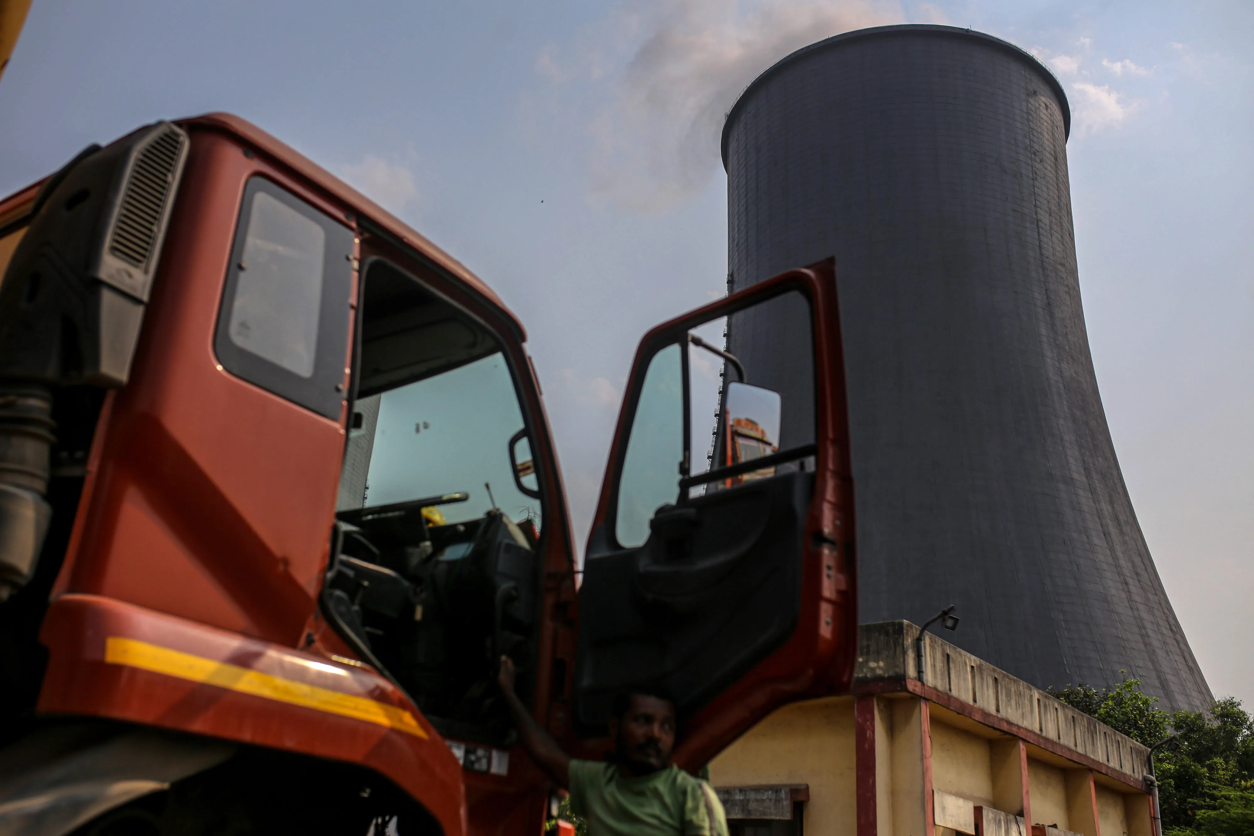 A&nbsp;coal-fired&nbsp;power plant on the outskirts of Visakhapatnam.
