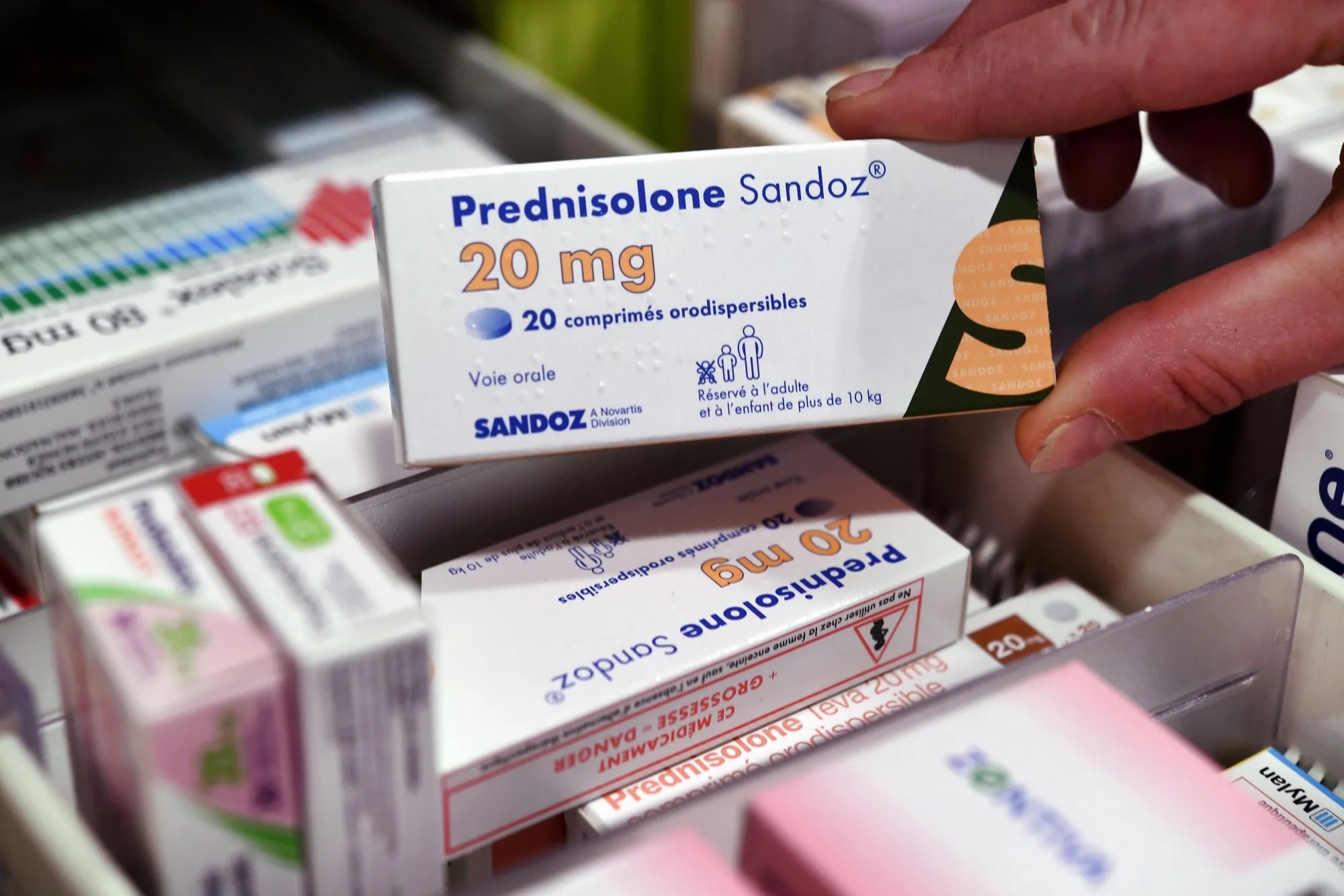 FRANCE-DRUGS-PHARMACY-CORTISONE