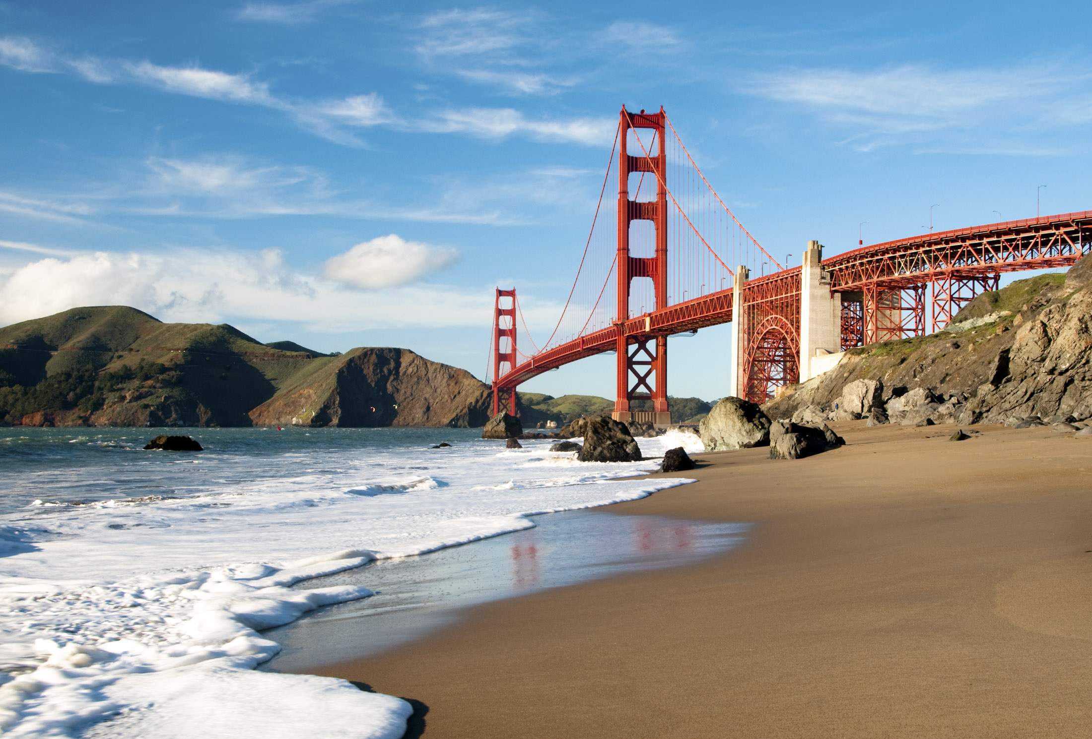 San Francisco's ambitious new Golden Gate Bridge, San Francisco