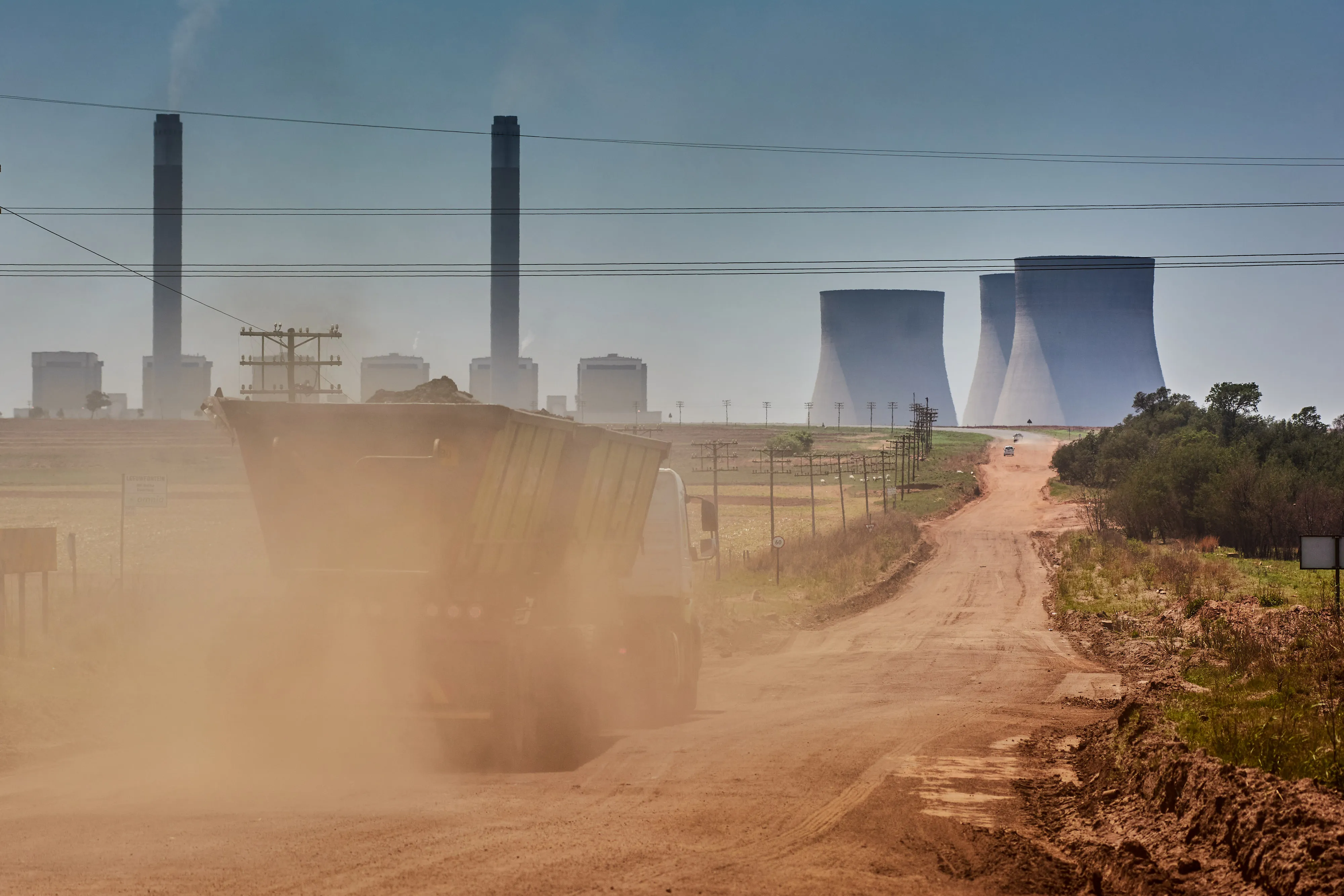 Eskom’s Kendal coal-fired power station in Mpumalanga, South Africa.