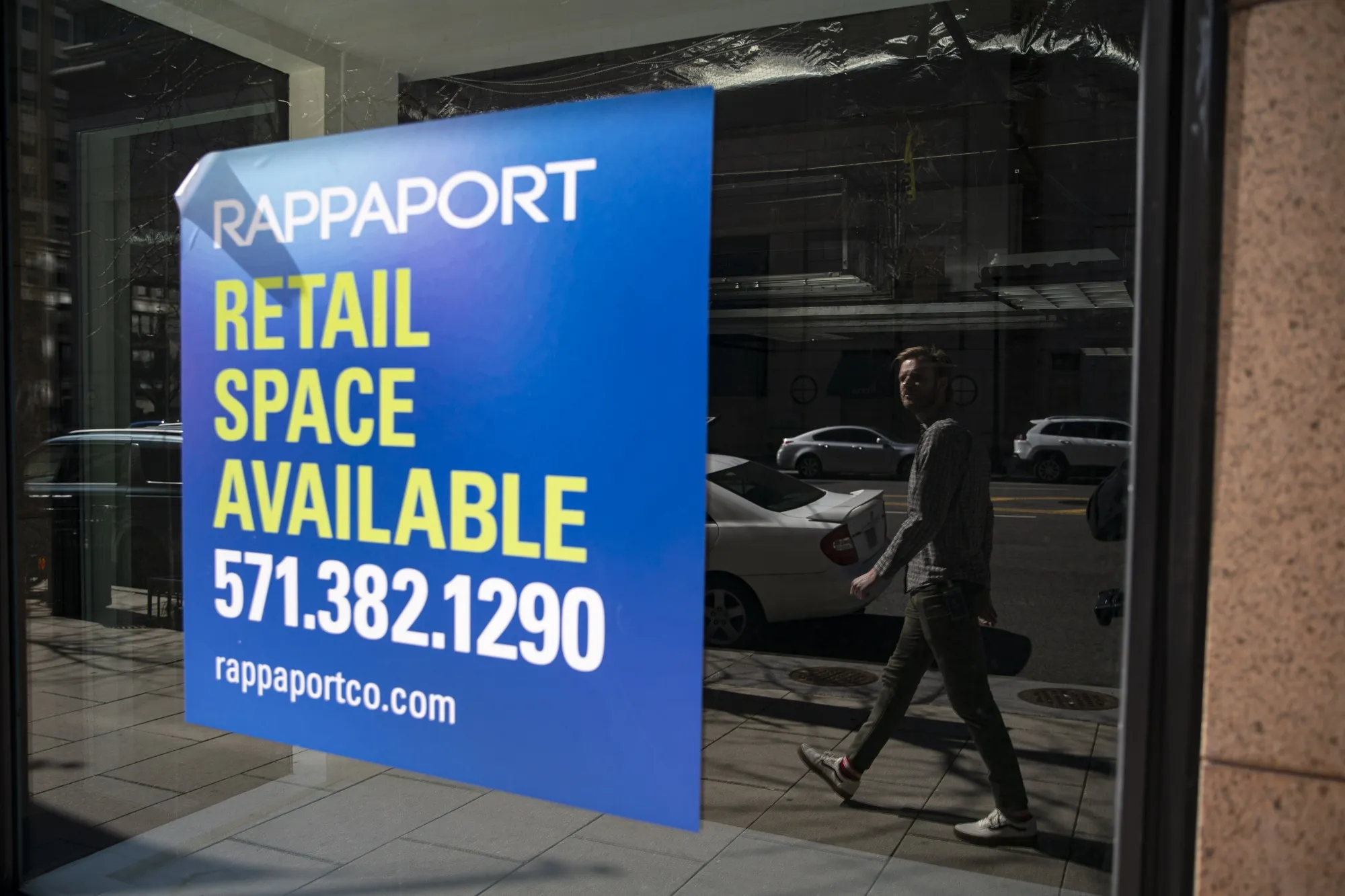 A vacant retail store in Washington, DC.