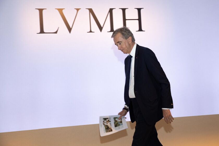 LVMH Moet Hennessy Louis Vuitton SE Chief Executive Officer Bernard Arnault Presents Earnings