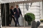 メラニア夫人とトランプ大統領