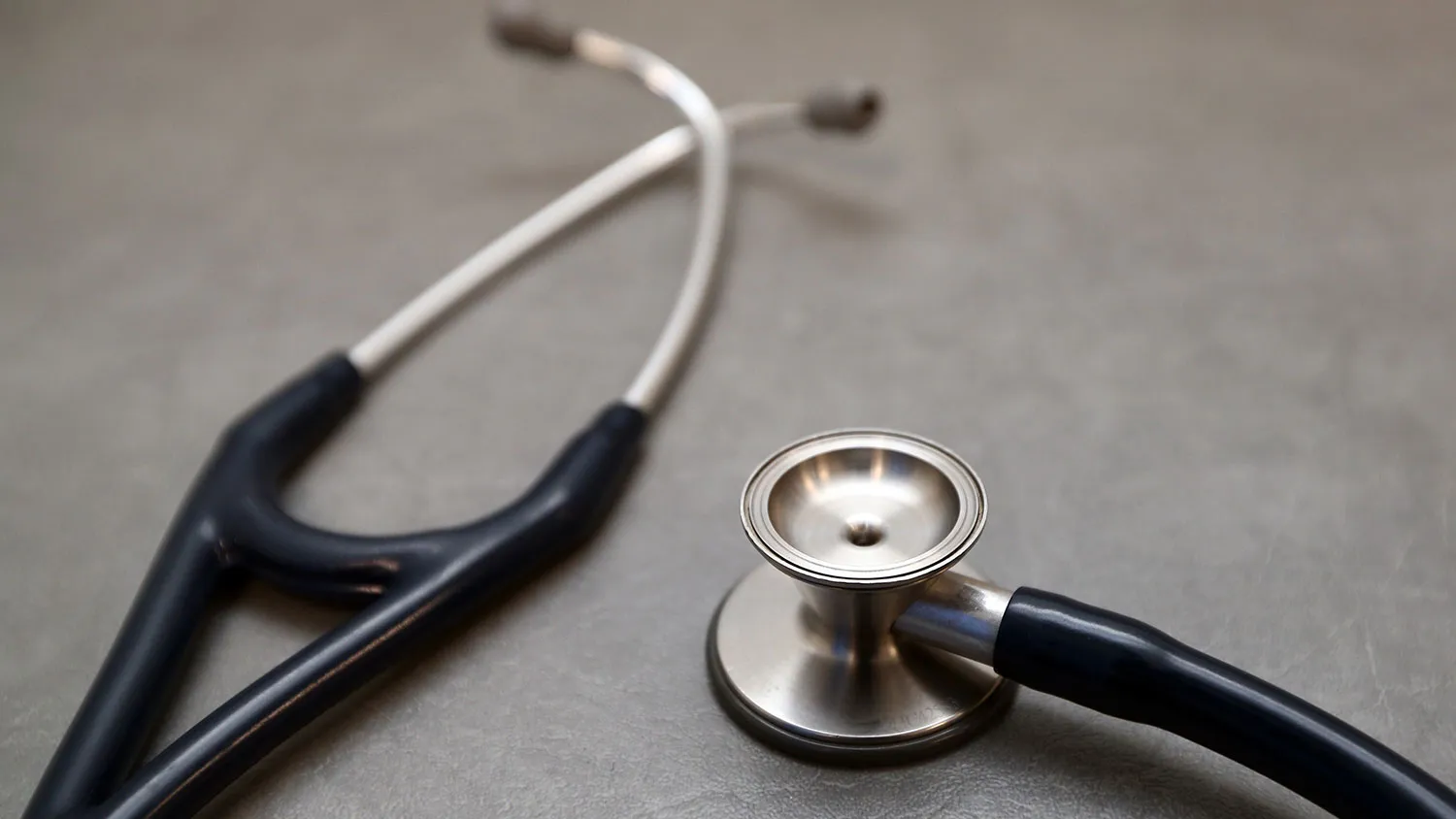 A stethoscope is pictured in a General Practitioners surgery on December 4, 2014 in London, England.
