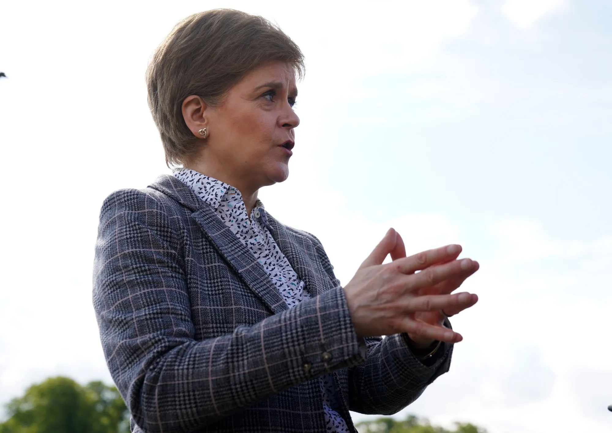 First Minister Nicola Sturgeon.