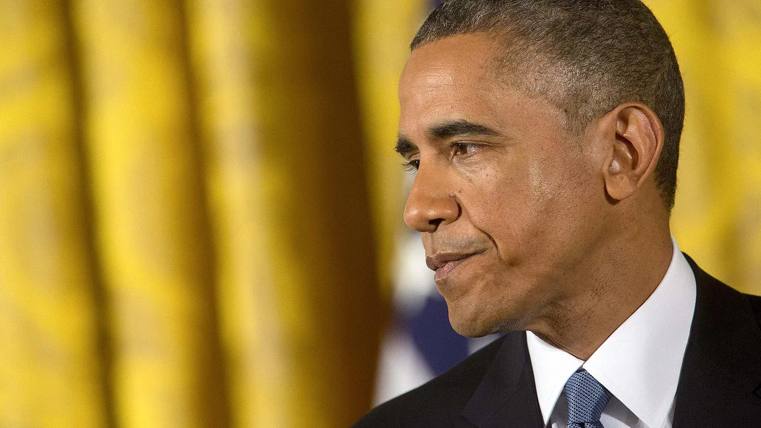 U.S. President Barack Obama listens to a question during a news conference in the East Room of the White House in Washington, D.C., U.S., on Wednesday, Nov. 5, 2014.
