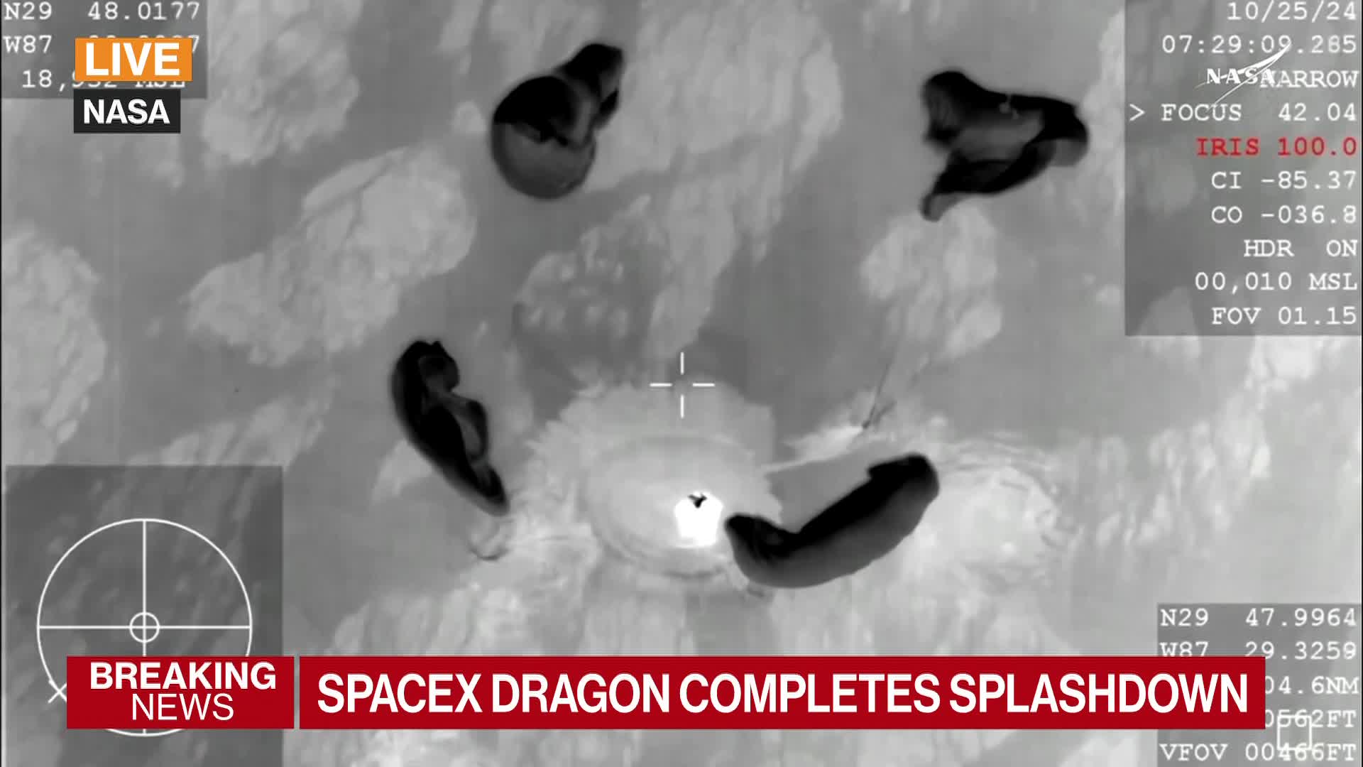 SpaceX's Dragon Carrying Crew-8 Mission Returns to Earth