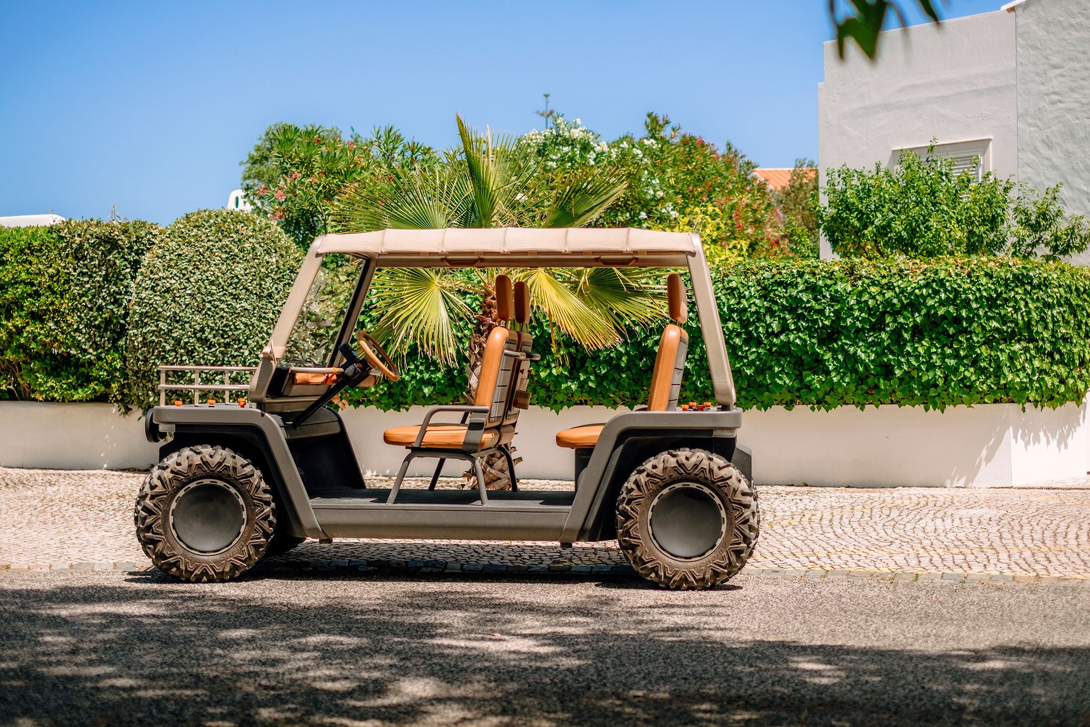 The Amble golf cart.