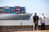 Shipping At The Port of Felixstowe Ltd. As U.K. Brings In Law May Shut Ports