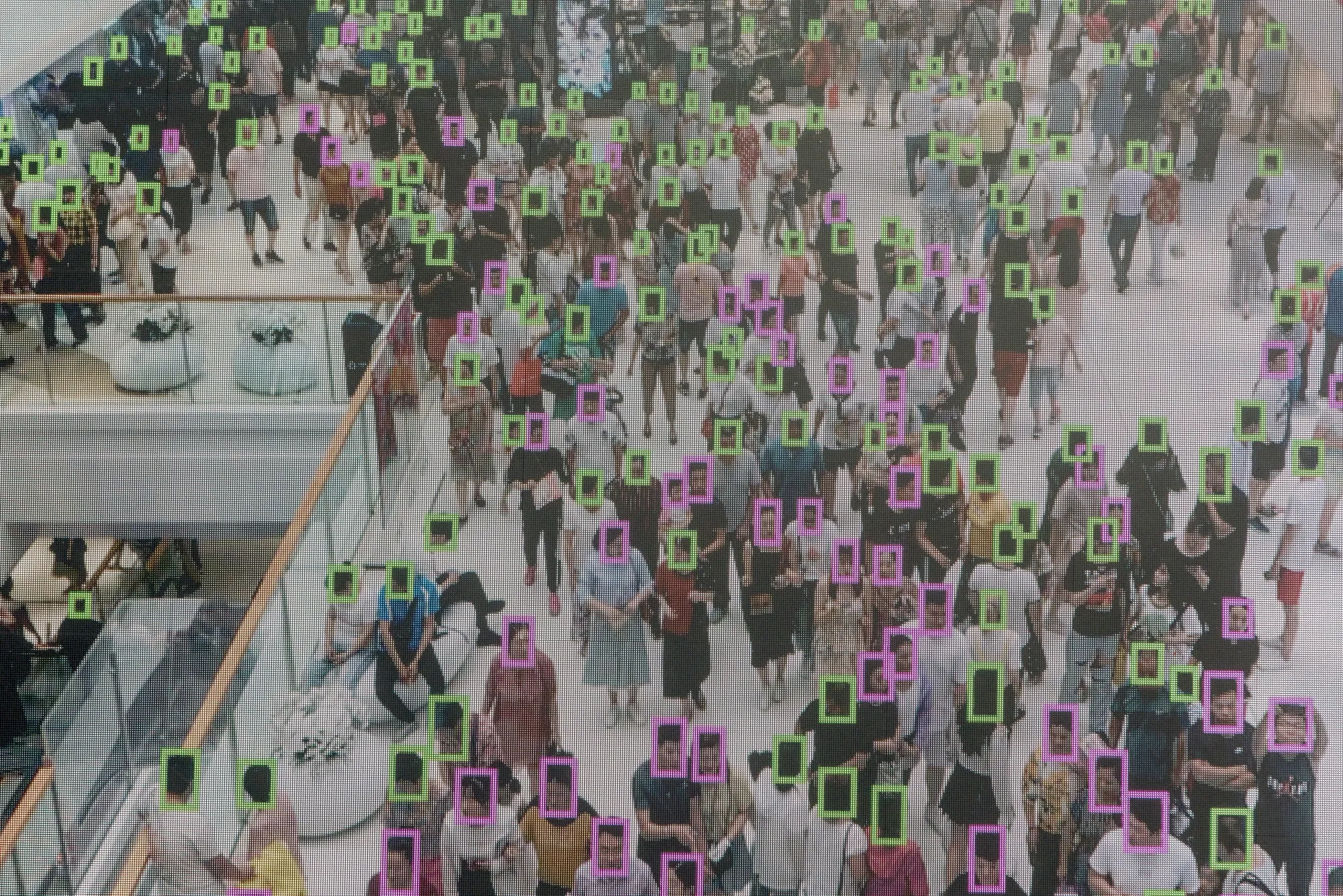 Displays Inside the World AI Conference