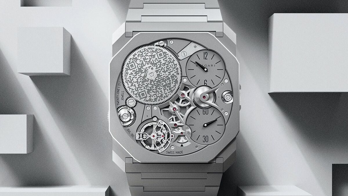 Bulgari Makes World's Thinnest Watch, Plus NFT, for €400,000