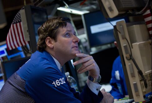 U.S. Stocks Decline on Concern About European Debt, Currency