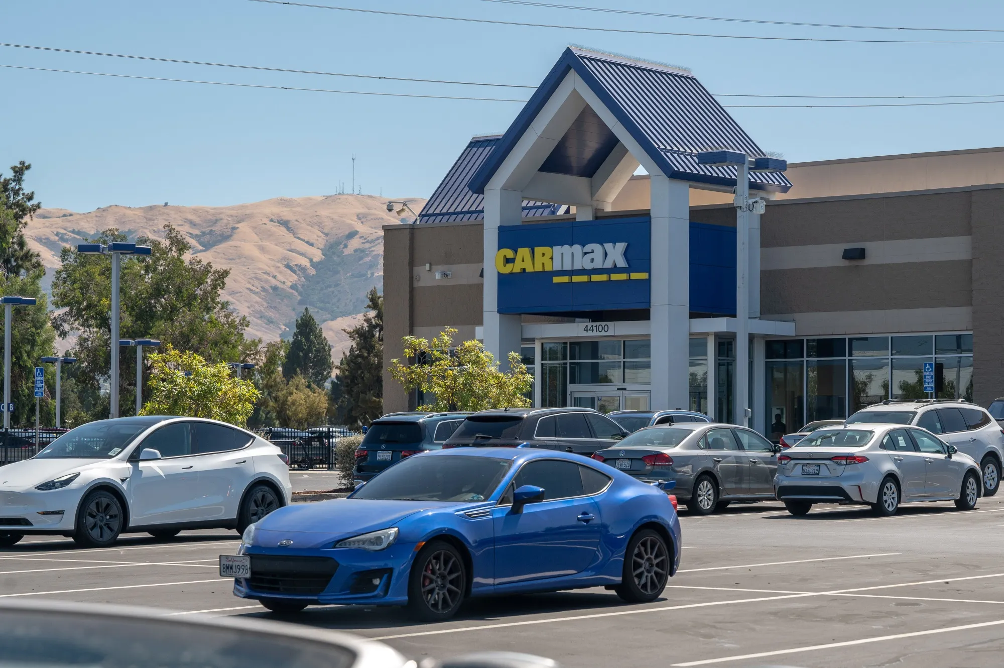 A CarMax location in Fremont, California.