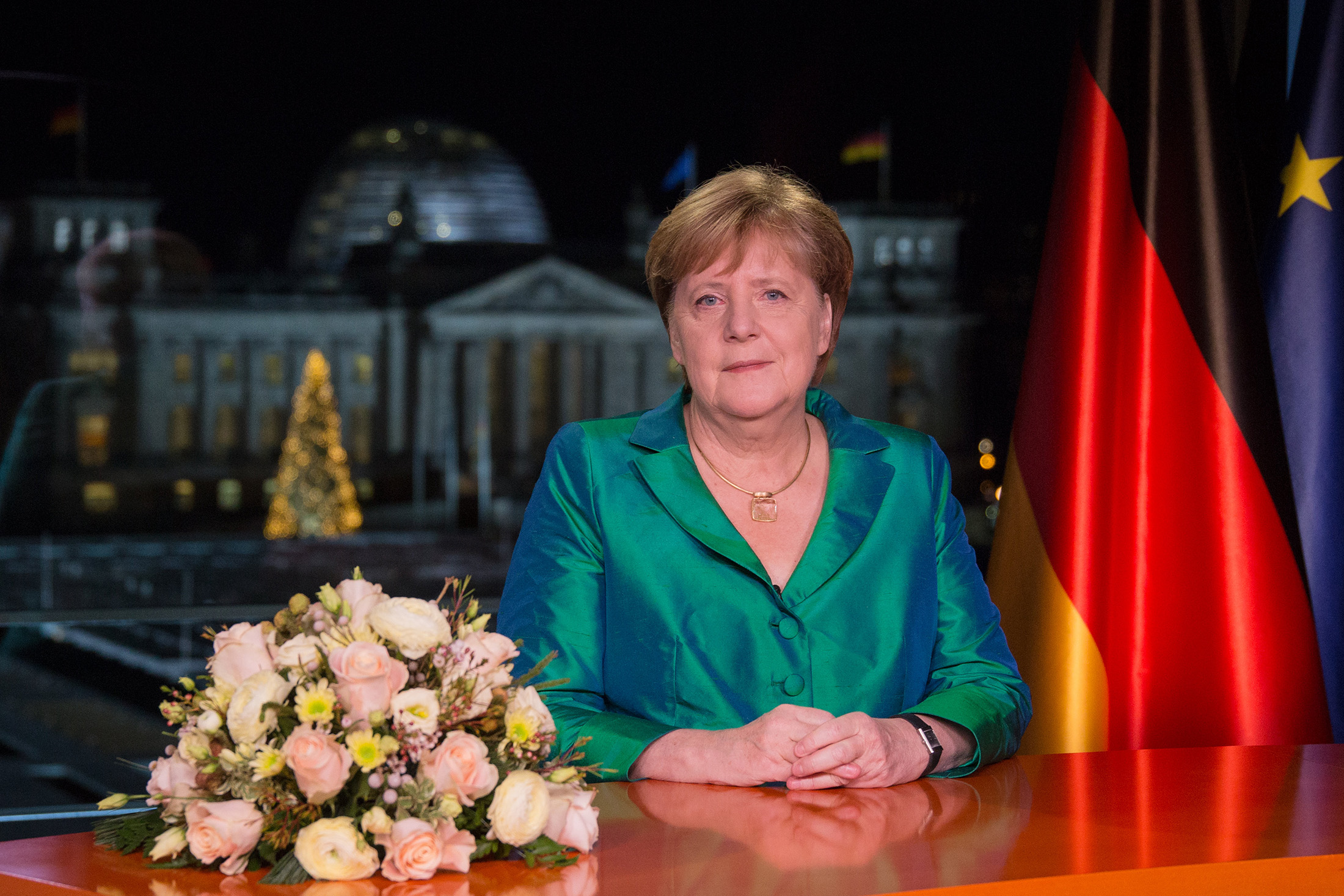 Angela Merkel on Dec. 30.