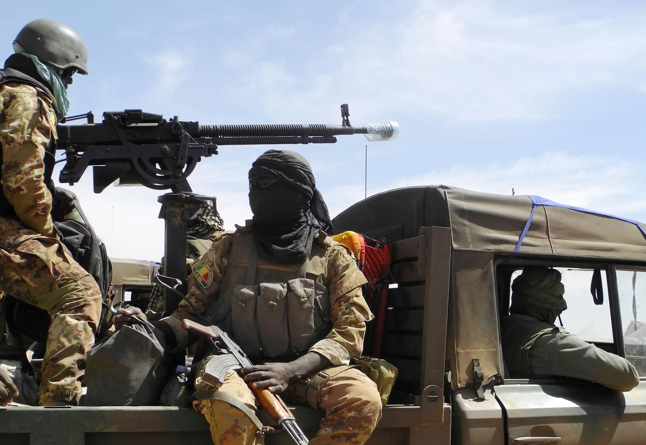 Malian soldiers take part in tactical coordination operation and soldiers of the France’s Barkhane mission.