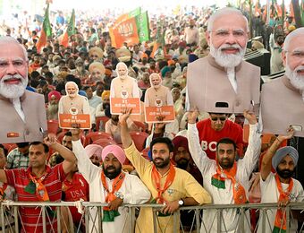 relates to Modi Set for Landslide Election Win in India, Exit Polls Show