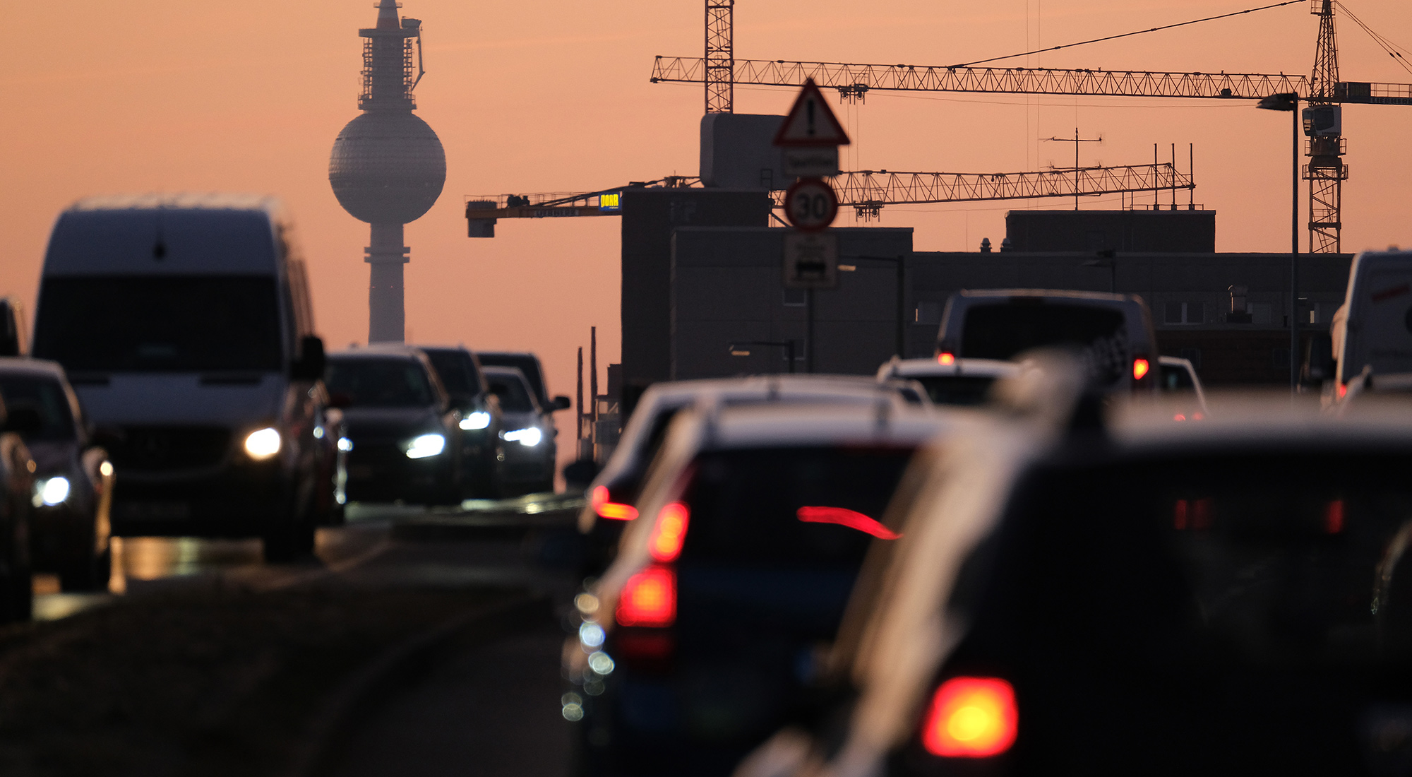 Cars And Traffic In Berlin