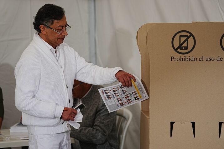 Colombians Go To The Polls In Presidential Election