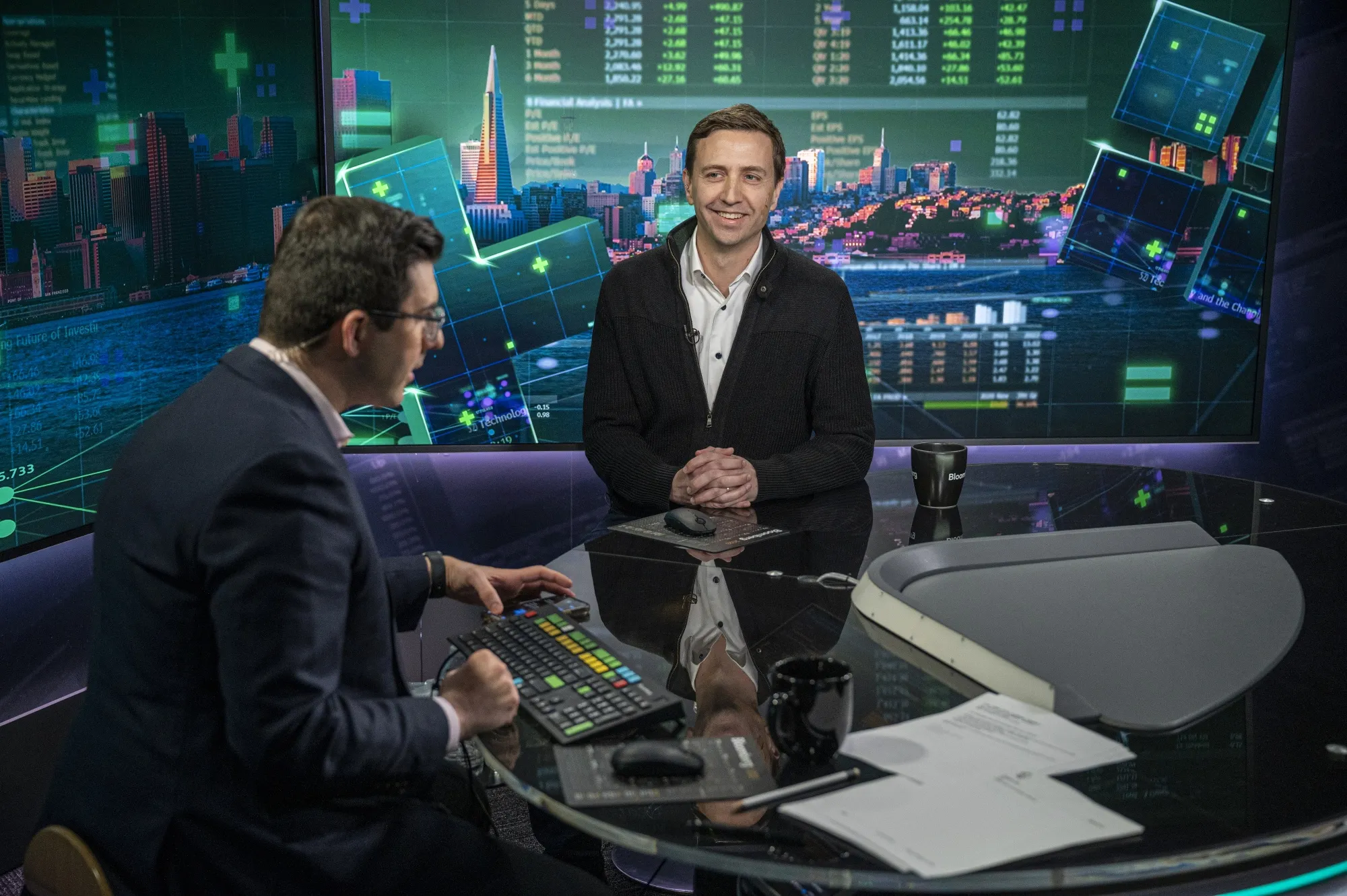 John Gedmark, chief executive officer of Astranis Space Technologies Corp., during a Bloomberg Technology television interview in San Francisco.