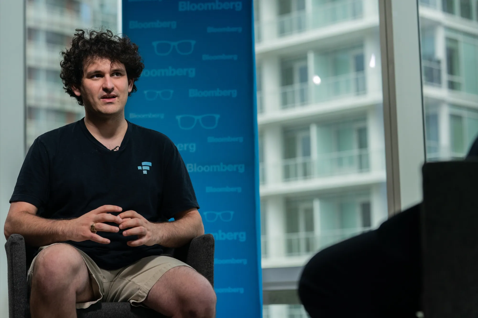 Sam Bankman-Fried during an August interview with Bloomberg Wealth.