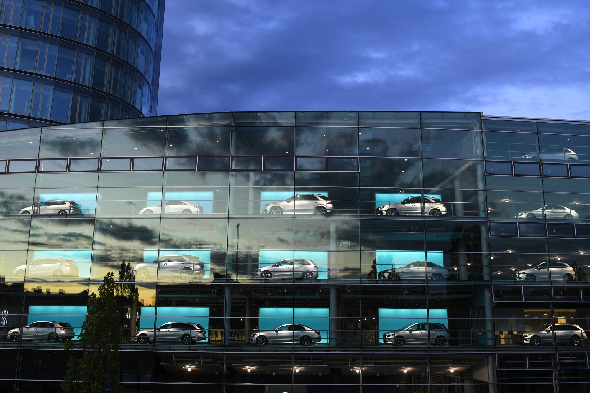 Mercedes-Benz Showrooms Ahead of Automaker's Annual General Meeting