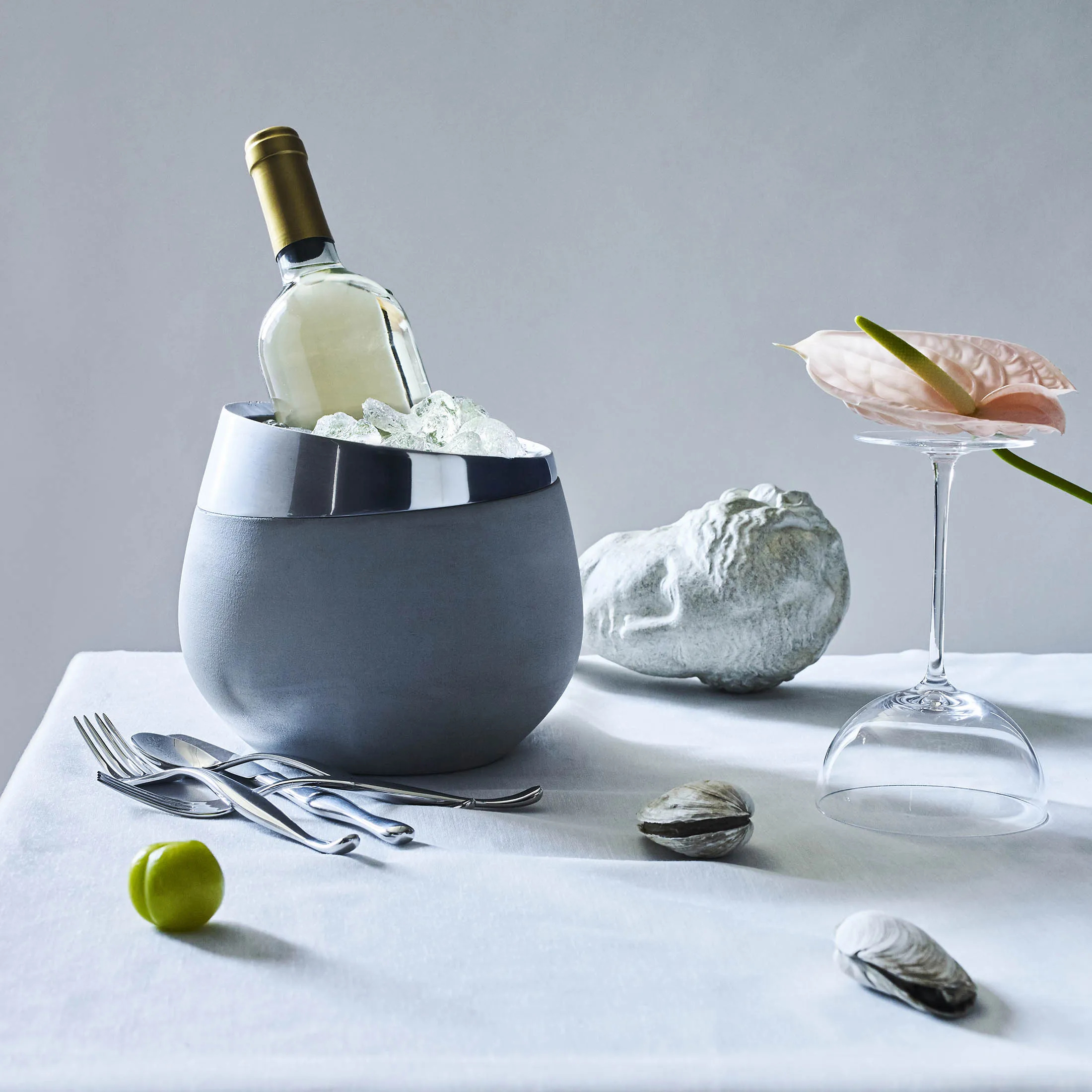 Nambé Forte ice bucket, $150.