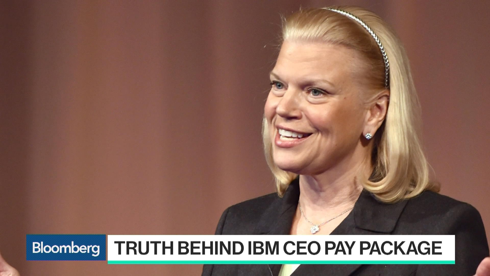 IBM Says CEO Pay Is $33 Million. Others Say It Is Far Higher - Bloomberg