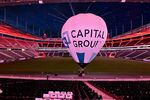 Capital Group marked a decade at Frankfurt’s Deutsche Bank Park with a hot air balloon, naming it “Winds of Frankfurt.” 