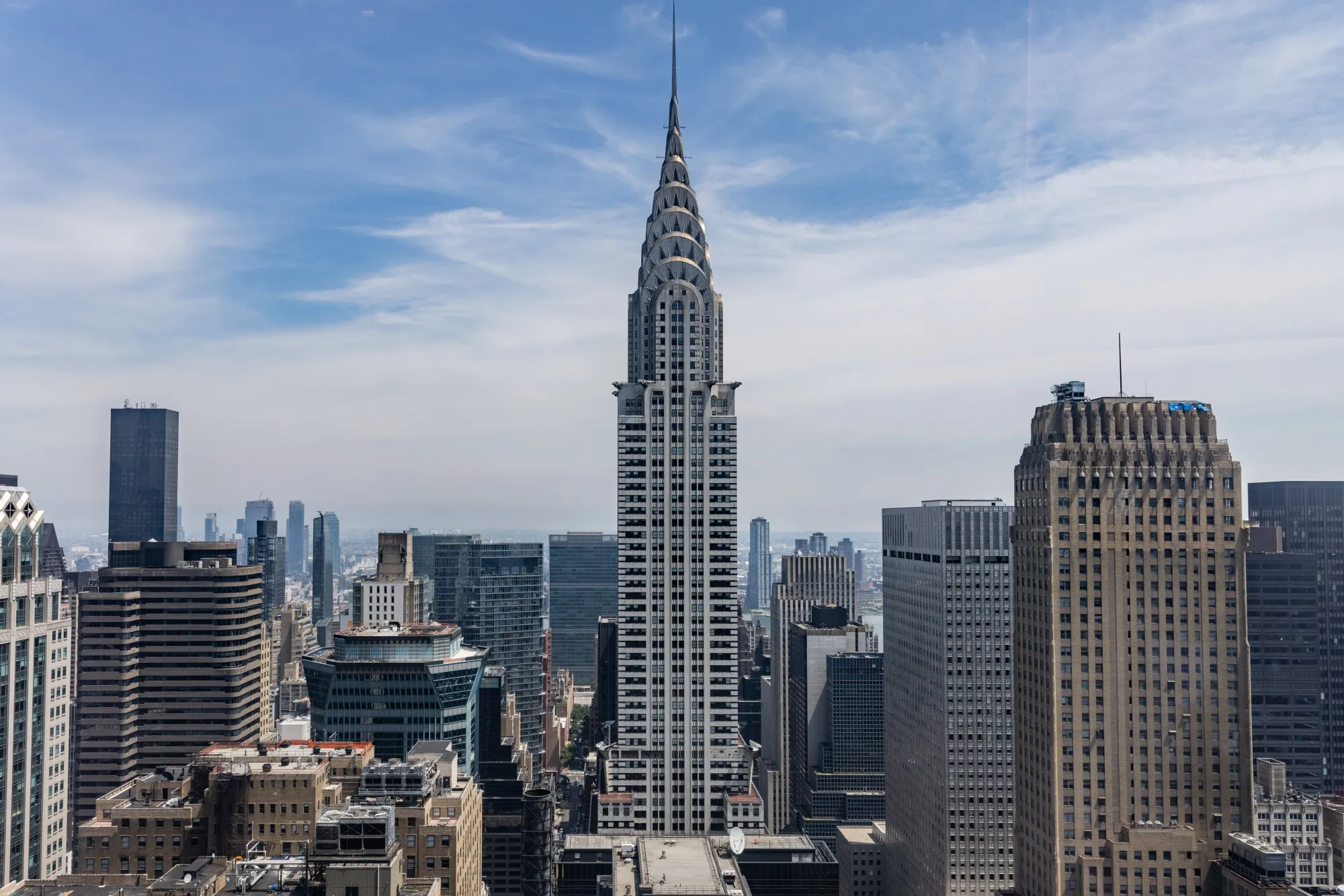 The Chrysler Building in New York.