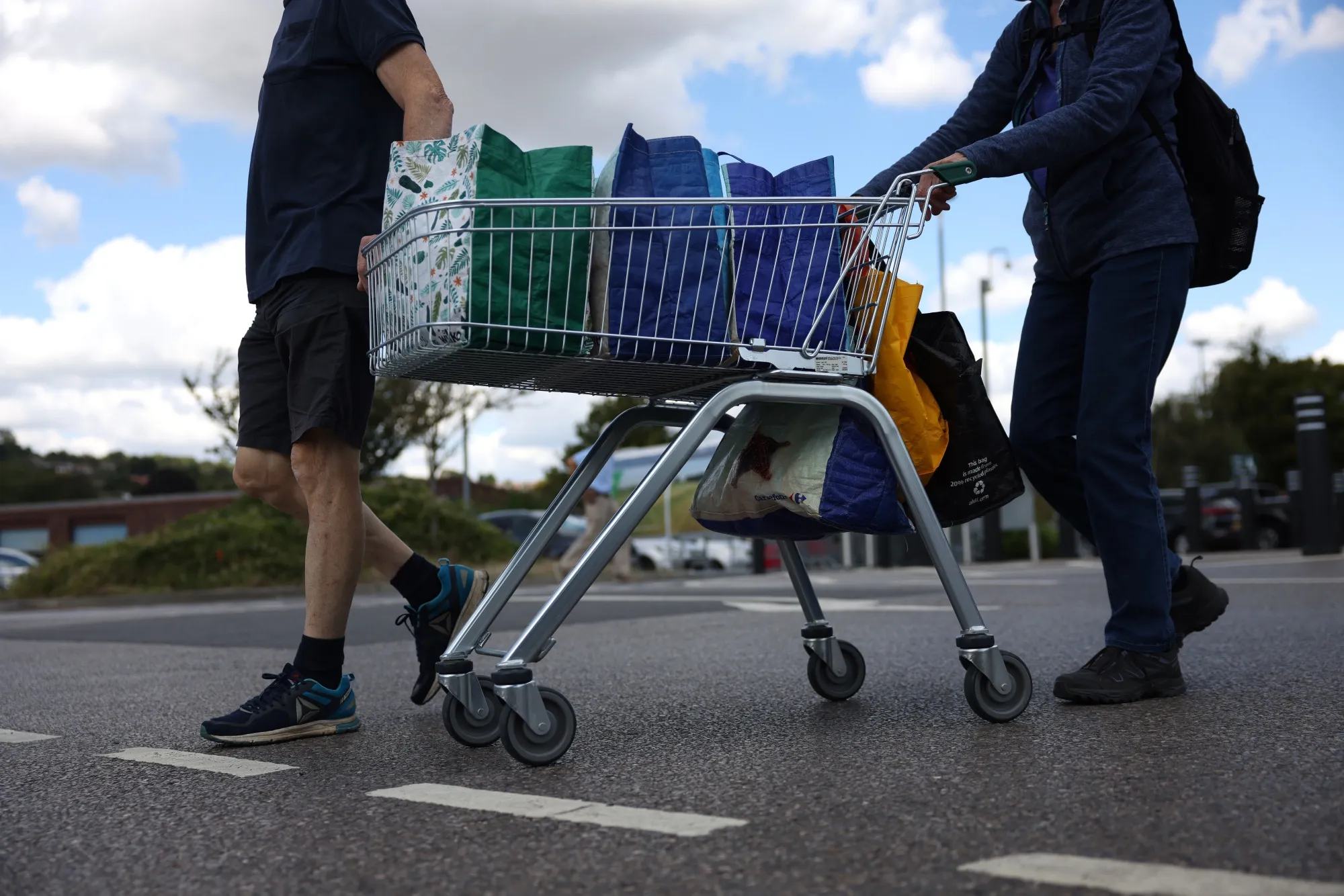 UK consumers are feeling a little less blue.