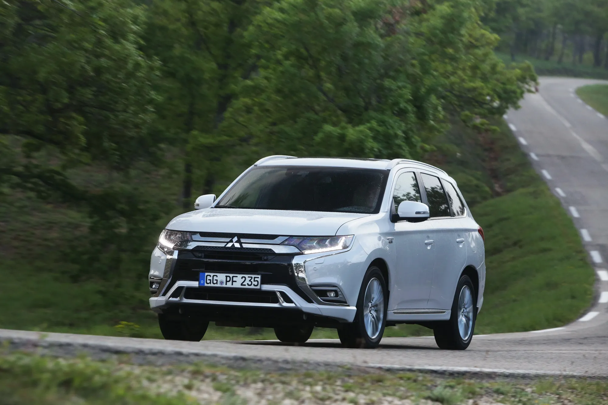 The plug-in hybrid Outlander SUV.