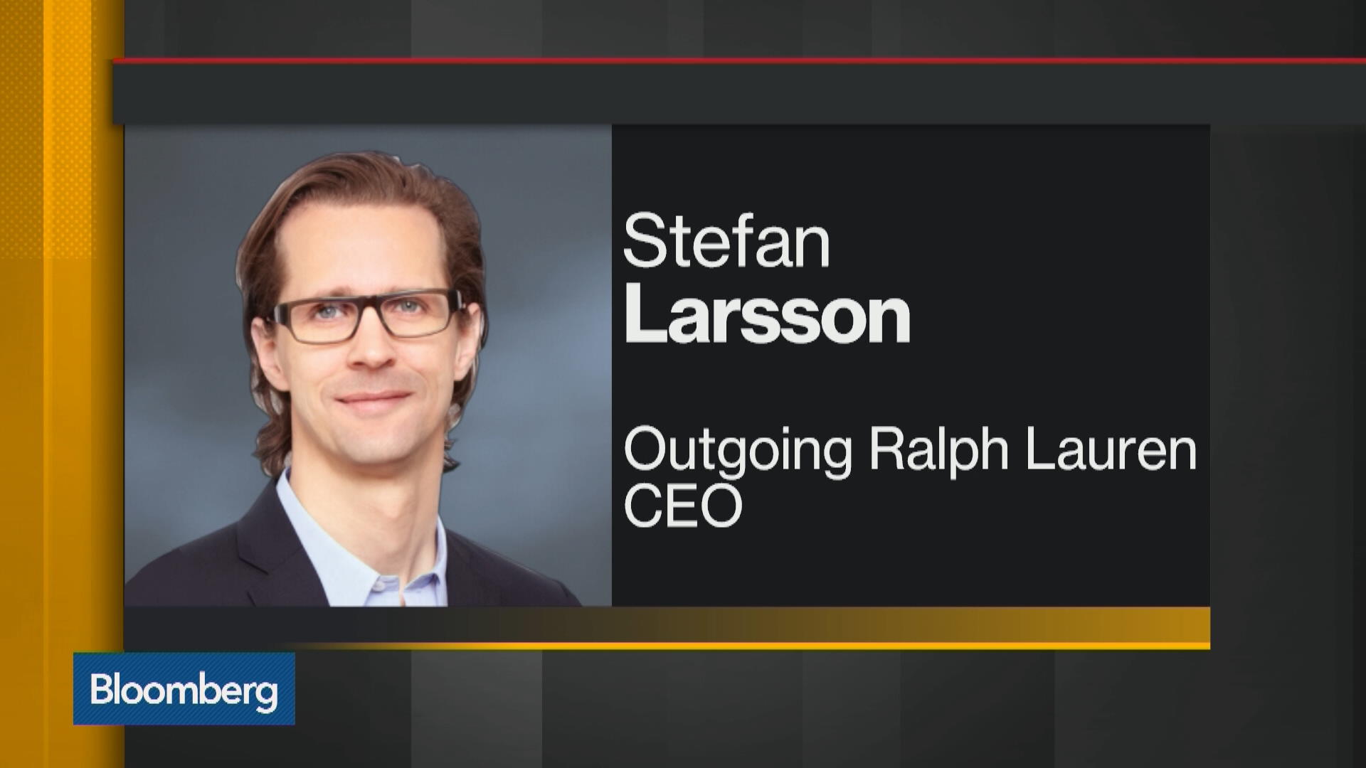 Ralph Lauren CEO Stefan Larsson Departing After Disputes With Ralph Himself  - TheStreet