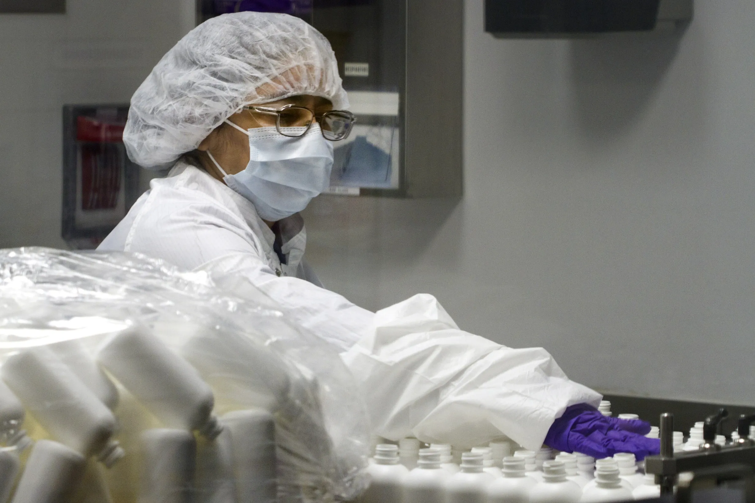 A GSK packaging line.