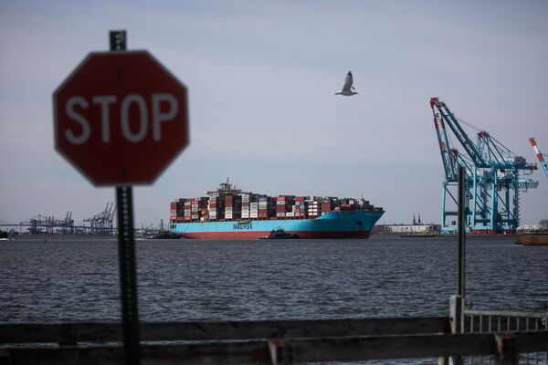 Operations At The Port Of Newark