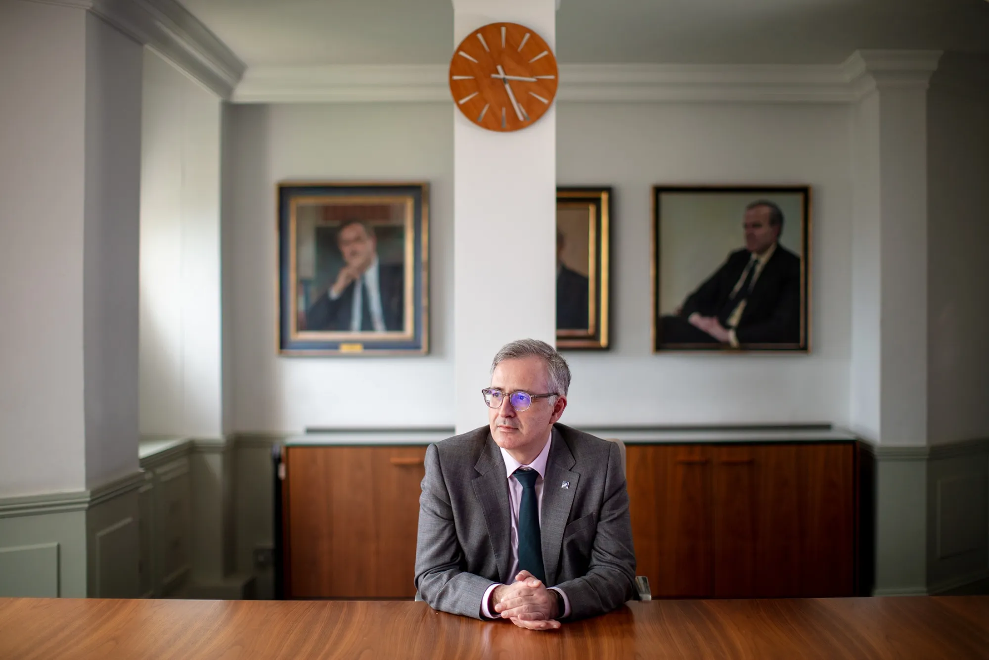 Sergei Guriev&nbsp;in his office at&nbsp;LBS.