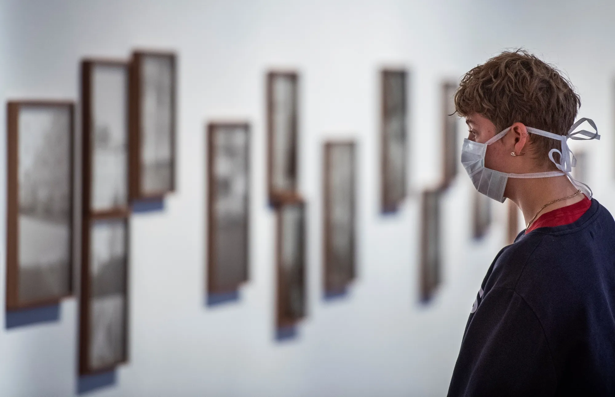 TOPSHOT-GERMANY-HEALTH-VIRUS-ART-MUSEUM