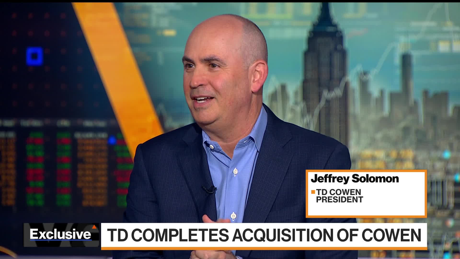 Watch TD Cowen's Solomon Expects M&A To Pick Back Up - Bloomberg