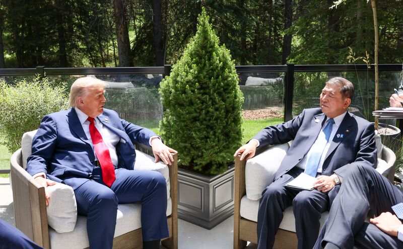 Trump and Ishiba