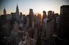 A view of midtown is seen from the penthouse apartment at the 50 United Nations Plaza building in New York, U.S.