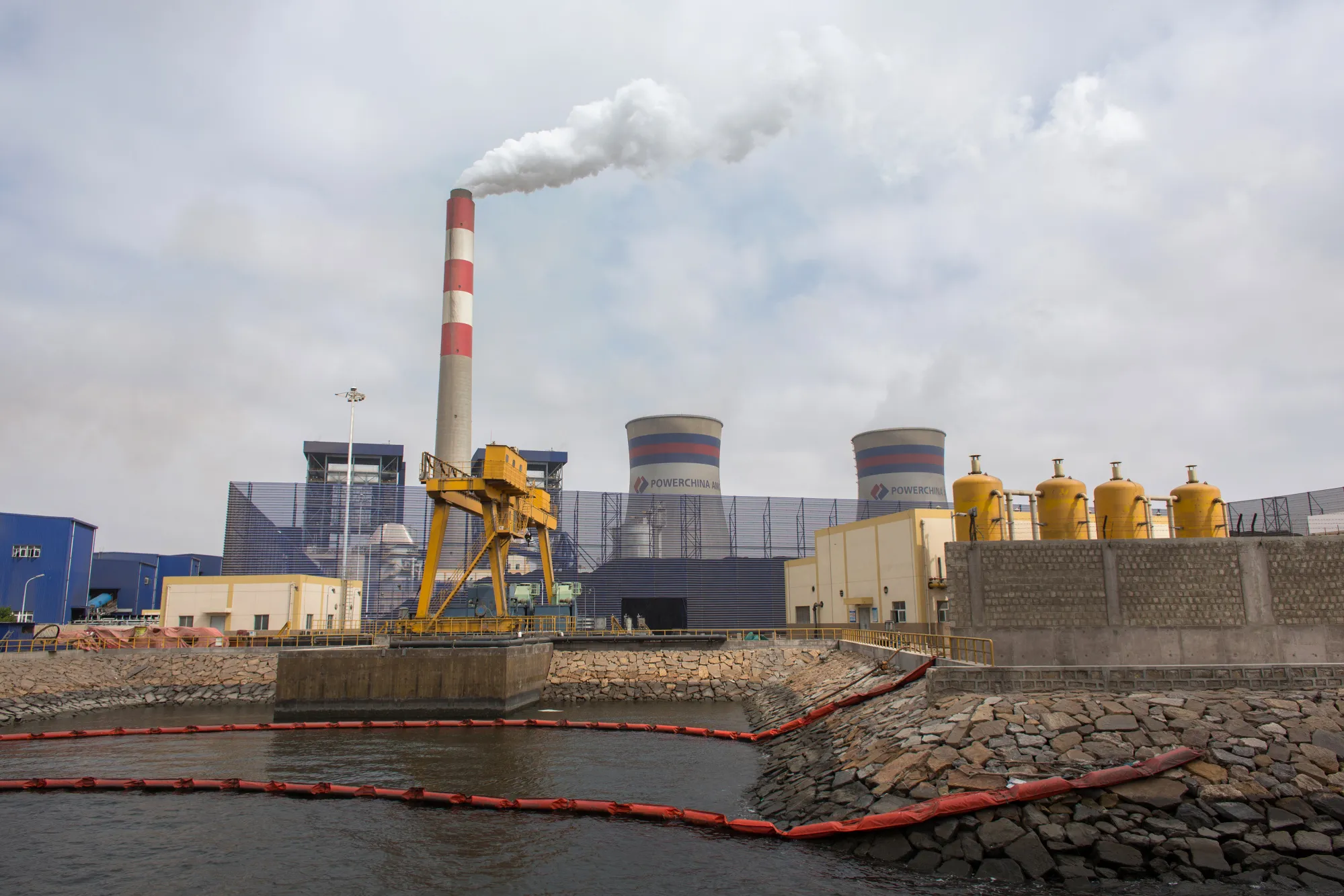 A Chinese-built coal plant in Pakistan