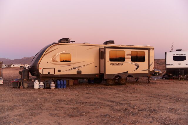 Motor home at Skooliepalooza.
