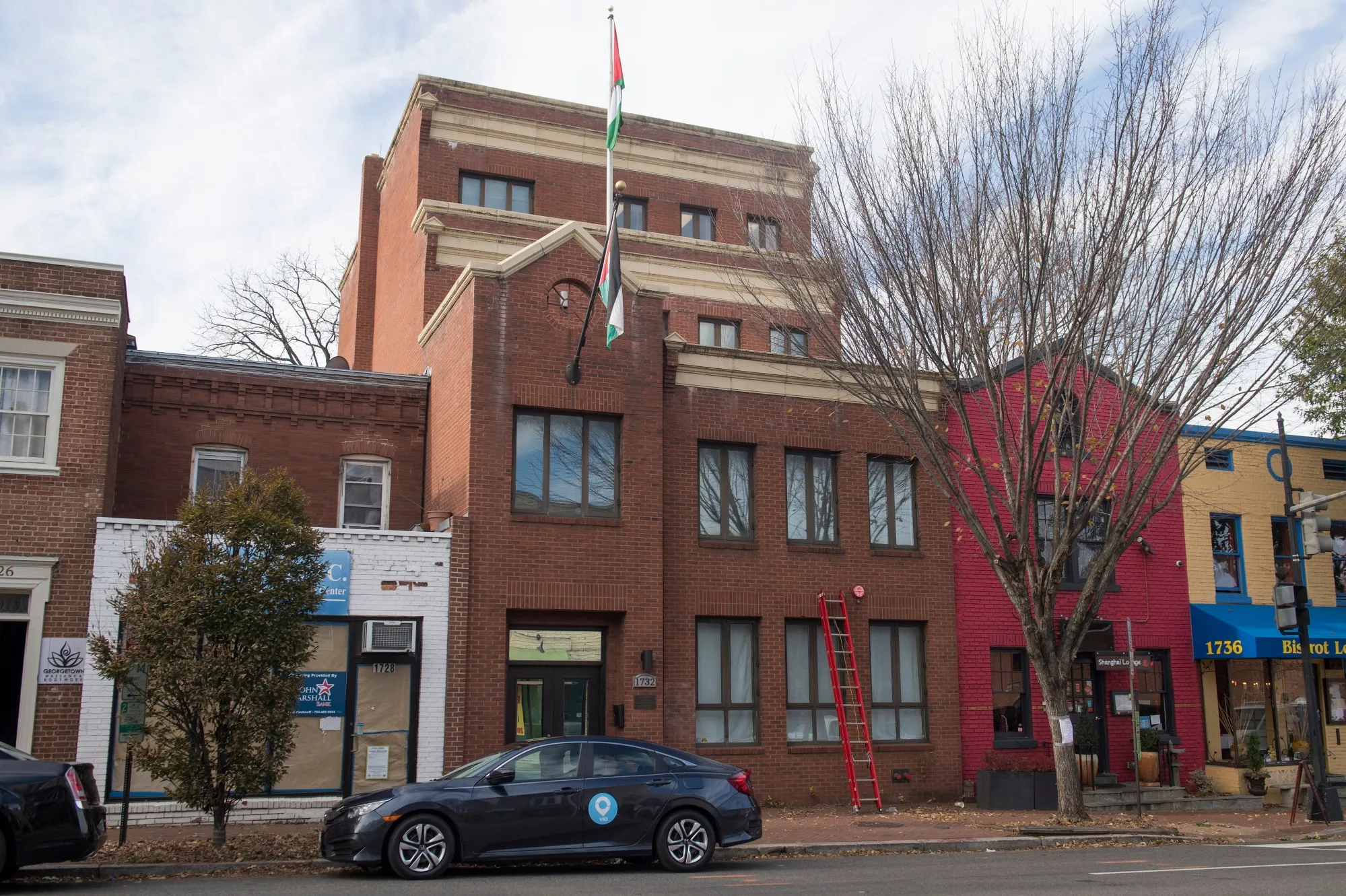 The Palestine Liberation Organization office in Washington, DC.