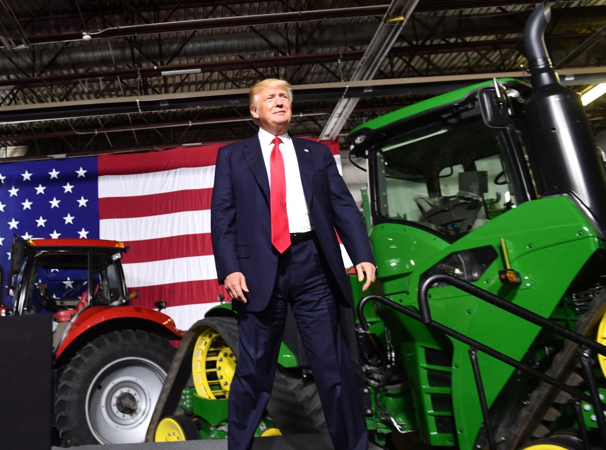 Donald Trump in Cedar Rapids, Iowa on June 21.
