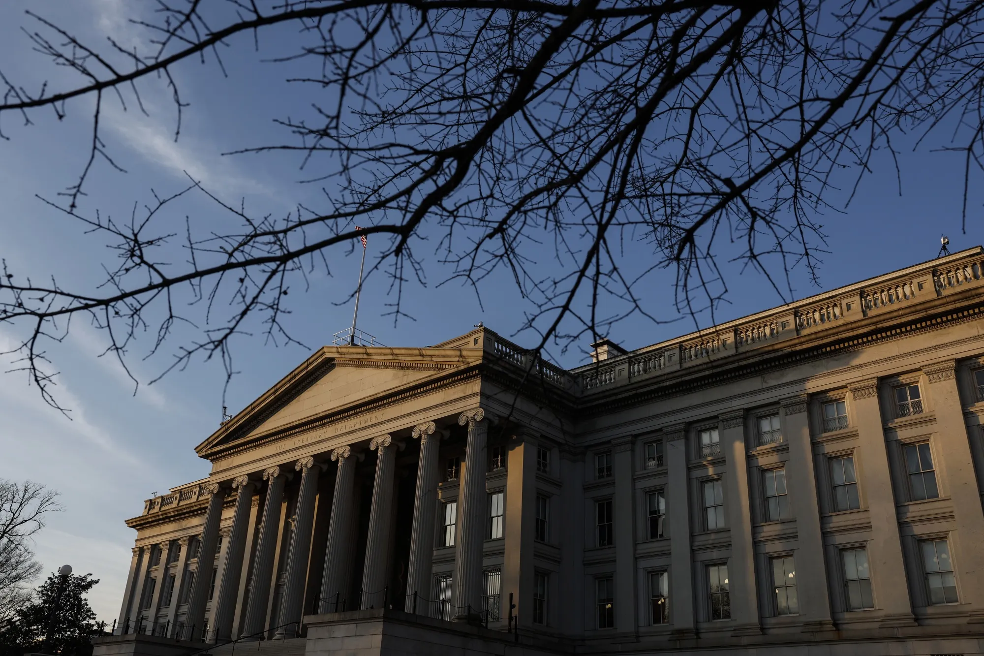 The Treasury Department in Washington, DC.