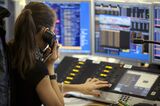 Financial Traders At Aurel BGC Brokers as European Stocks Fulctuate